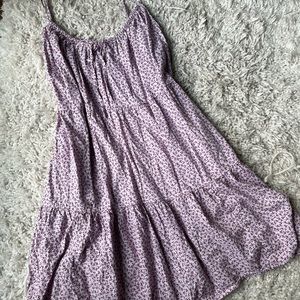 Purple summer dress